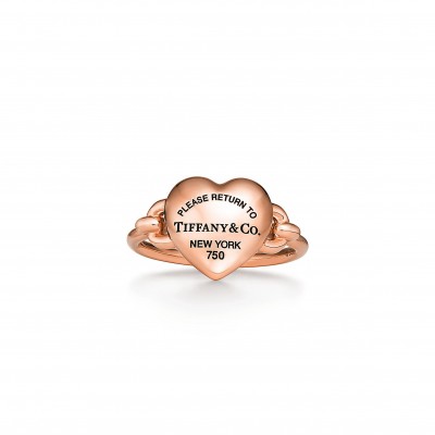 TIFFANY FULL HEART RING IN ROSE GOLD 73584183